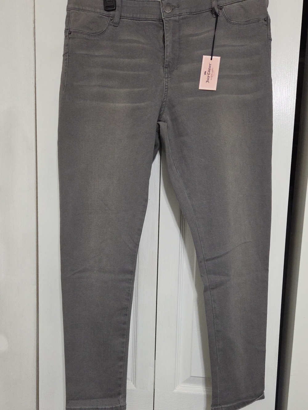 Juicy Couture Gray Flaunt It Seamless Skinny Jeans